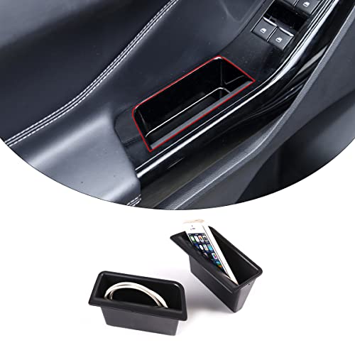 PIUGILH Door Side Storage Box Compatible with Ford Explorer 2020 2021 2022 Front Row Door Storage Pockets Armrest ABS Tray Insert Glove Pallet
