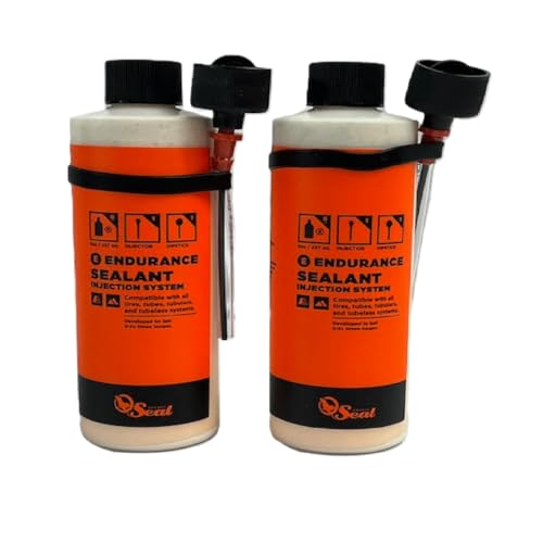 Orange Seal - Endurance Formula Tubeless Bike Tire Sealant with Injector 8oz w/Injector (2-Pack)