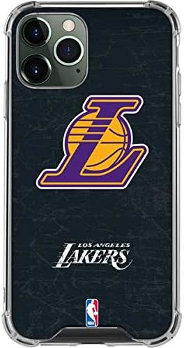 Skinit Clear Phone Case Compatible with iPhone 12 Pro Max - Officially Licensed NBA Los Angeles Lakers Secondary Logo Design