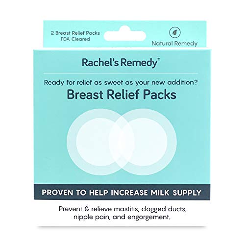 Image of Rachel’s Remedy Breast Relief Packs for Breastfeeding and Nipple Pain, Increase Milk Supply and Treat Clogged Ducts, 2 per Pack