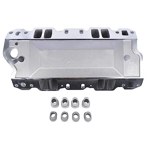 Image of Intake Manifold Replacement for SBC Chevy 350 Small Block 22026 82026 52026 | Aluminum Dual Plane Air Gap
