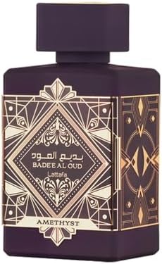 Lattafa Bade'e Al Long Lasting Perfume For Men & Women Eau De Parfum 100ml (Bade'e Al Oud Amethyst)