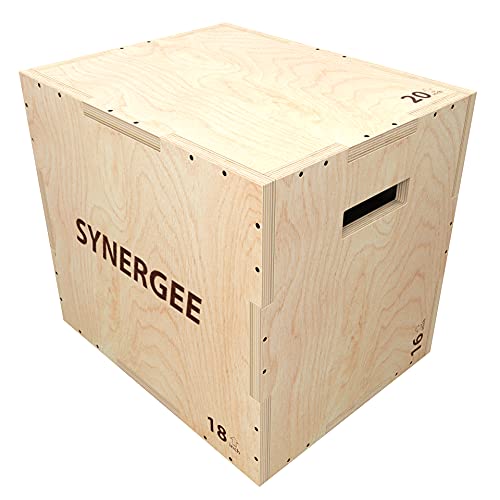 Synergee-3-in-1-Wood-Plyo-Box--Multiple-Sizes Synergee 3 in 1 Wood Plyo Box – Multiple Sizes - Image 1