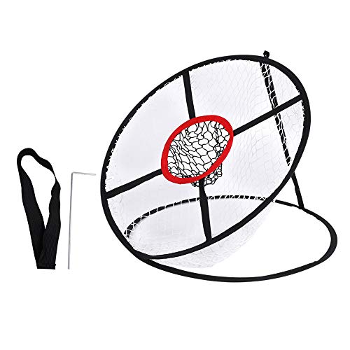 Golfs Practice Chipping Net, Two Layer Bouncing Golfs Training Practice Target Chipping Net for Swing Training