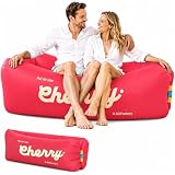 SilverChry Sofá hinchable hinchable portátil impermeable para jardín, camping y festivales de música (E)