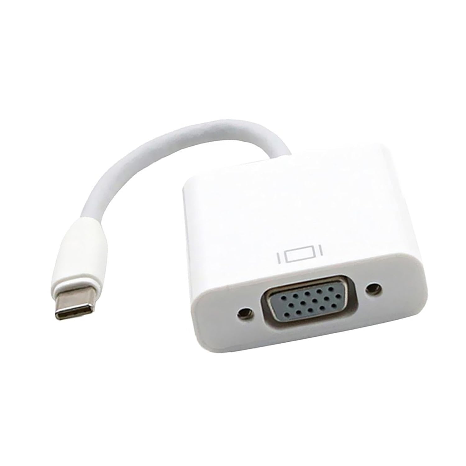 Atevon USB Type-C to VGA Adapter (White) | Type C to VGA Video Converter Cable for MacBook, Laptop, Smartphone | 1080P HD Display Support – Plug & Play for Monitor, Projector, TV-image-14