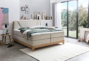 Belanoti Riviera Boxspringbett 160x200 Eiche