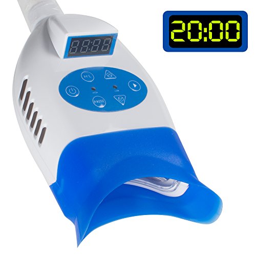 Pevor Dental Mobile Teeth Whitening Lamp Teeth Whitener 36W 10 LED Cold Light Lamp Bleaching Accelerator Oral Care LED Teeth Whitening Machine Floor Standing Type USA SHIPPING