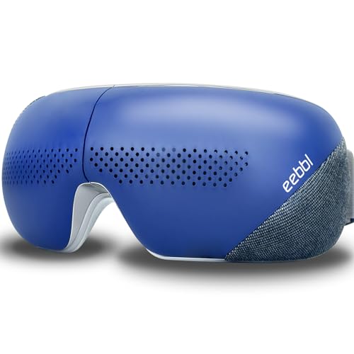 EEBBL masseur oculaire avec chaleur, compression masque de massage des yeux rechargeable avec...