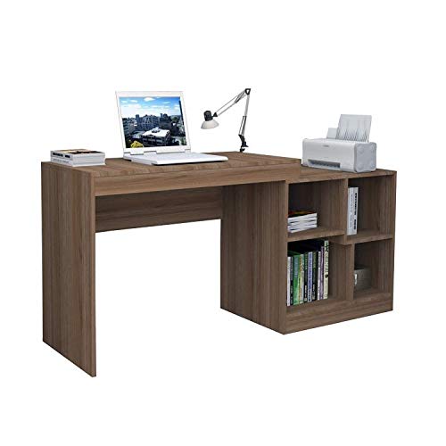Mesa para Computador 4 Nichos Moove Appunto Castanho 6 Mesa para Computador 4 Nichos Moove Appunto Castanho - Imagem 6