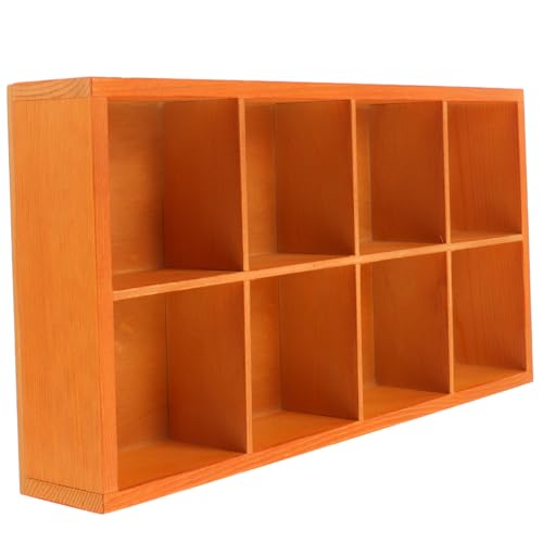 TOBBOMEY Organizador de Bolsitas de Té de Madera con Compartimentos Caja Vintage para Almacenamiento de Azúcar y Snacks Soporte para Bolsas de Café y Infusiones Diseño con Tapa