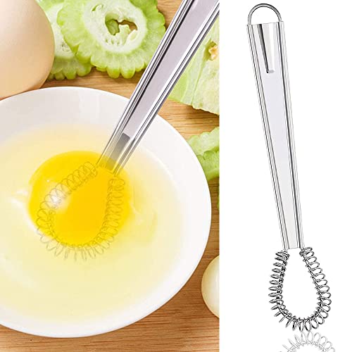 Fruste da Cucina, 2 Pezzi Frusta a Mano in Acciaio...