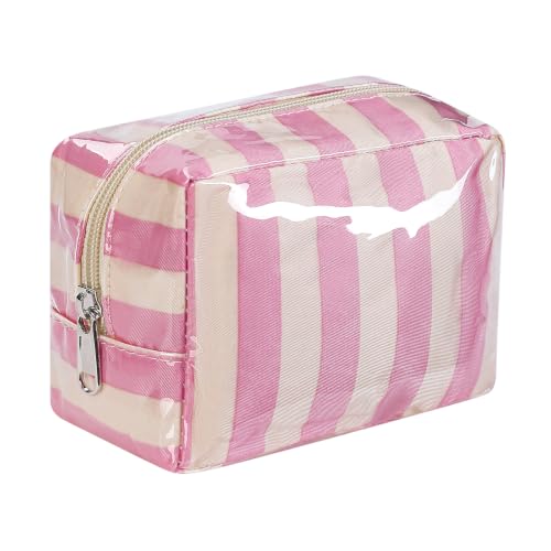 Evita desastres en tu bolso con la bolsa de maquillaje pequeña e impermeable RSRSLEII