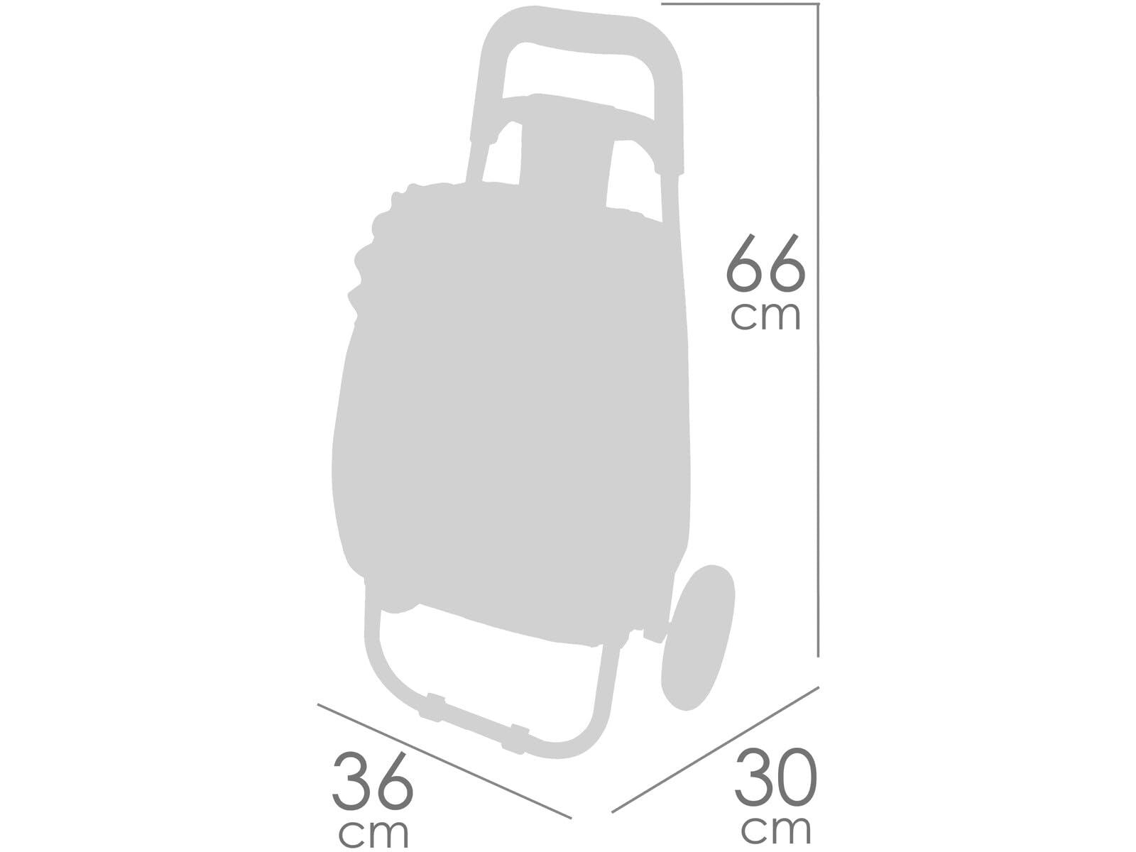 Carrito de la Compra Plegable Honey DeCuevas 52070