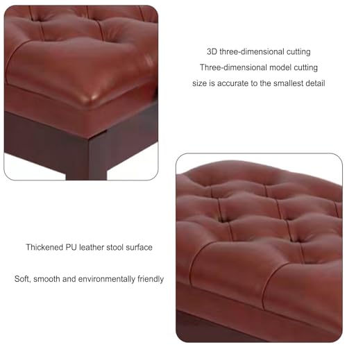 Tabouret de piano à coussin épais et rangement pour éliminer le désordre et la fatigue - 5