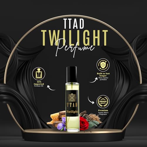 Image of TTAD Twilight Luxury Perfume for Men 30ml | Sweet Aquatic Eau De Parfum | Long Lasting Premium Fragrance for Men | Cognac, Honey, Oud & Vanilla Notes | Ideal for Evening & Special Occasions