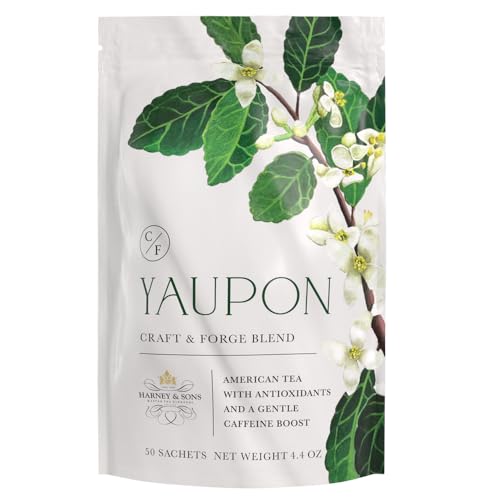 Colonial Williamsburg Craft &amp; Forge Yaupon Tea, by Harney &amp; Sons, 50ct sachet