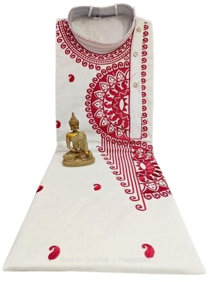 Chandana Saree House Classic Cotton Work Solid Men Kurta Panjabi| Traditional, Ethnic, Comfortable, Breathable, Lightweight, Skin Friendly|SL_156-image-40