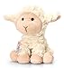 Lashuma Plüschtier Animale di Peluche Agnello Woolly, Pecora Bianca, Animale da Coccole Pippins ca. 14 cm Insieme al Burro per Il Corpo Amarena - Ribes, 7ml