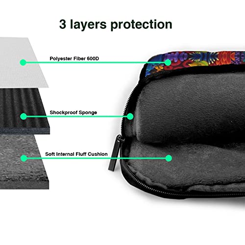 Bolsa para portátil con diseño de peces coloridos miniatura 7