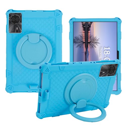 Housse DOOGEE Tab A9+ Pro renforcée en silicone premium avec sangle bleue