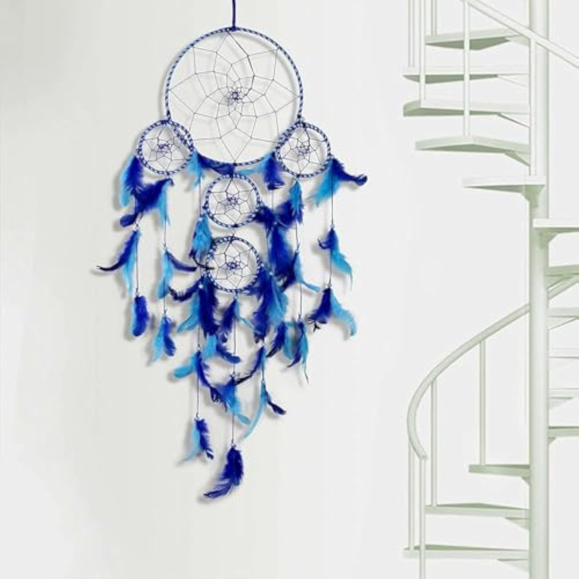 Feather Dream Catcher, Handmade Wall Hanging Decor