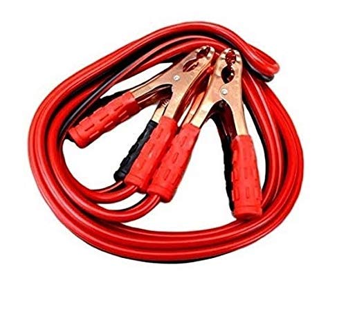 NAVAM Premium Car Heavy Duty Booster Cables|| Auto Battery Booster 2.21 Meter || Clamp to Start Dead Battery || Auto Car Jumper Cables (500 Amp) (Red)