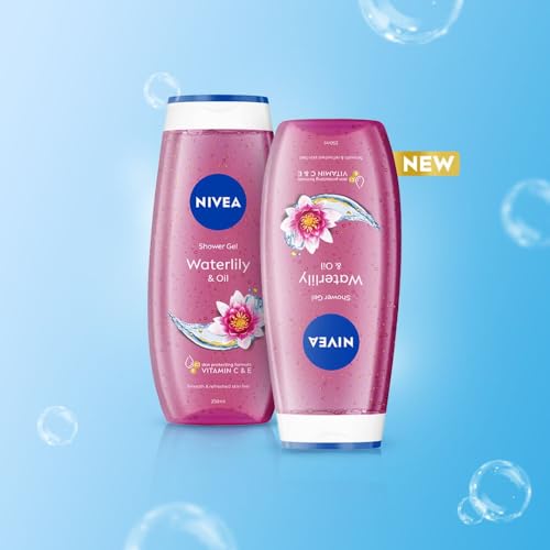 Image of Nivea Bath Care Shower Water Lily Oil, 250 ML