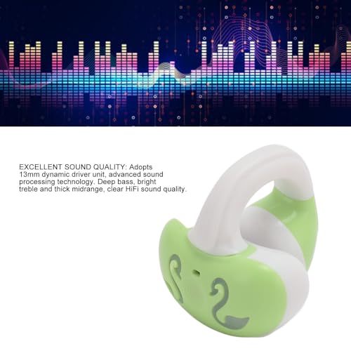 Auricular clip Sanpyl Bluetooth 5.3 abierto verde miniatura 4