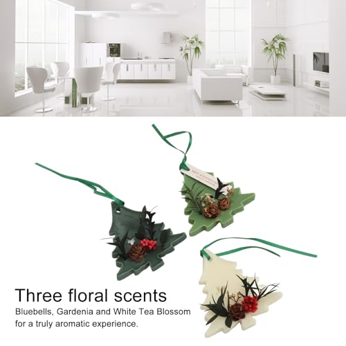 KIMISS 3PCS Sachet de Cera Aromática con Forma de Árbol de Navidad miniatura 5