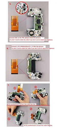 image for RGRS FunnyPlaying Game Boy Advance v2 IPS Backlight Mod Kit GBA