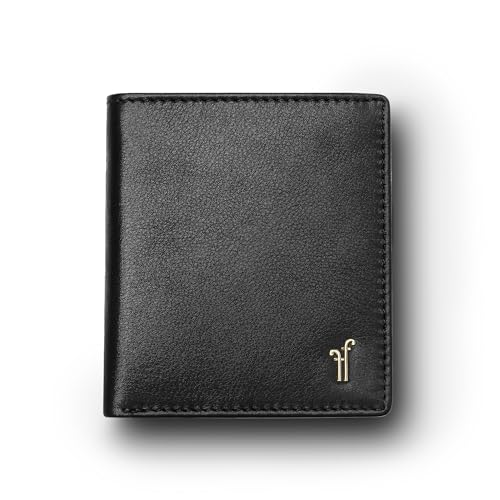 Portefeuille fin en cuir nappa Forest & Firth, design contemporain de qualité supérieure
