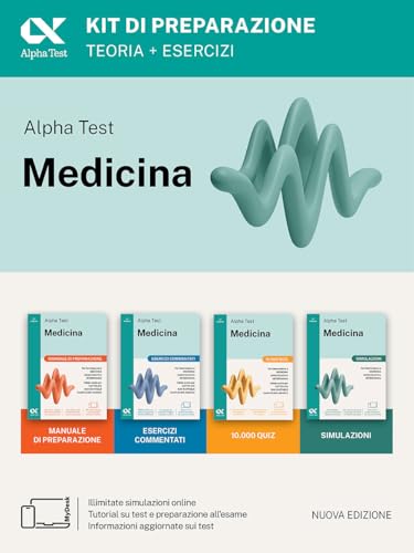  Alpha Test Medicina. Kit di preparazione. Per l’ammissione ai corsi di laurea in Medicina, Odontoiatria e Veterinaria delle università statali. Nuova edizione con i quesiti della banca dati uffici...