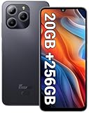 FOSSiBOT S2 SIMフリー スマートフォン本体 20GB+256GB/1TB拡張可能 Android 14 スマホ 本体 オクタコアプロセッサ 6.72インチFHD+大画面 アンドロイド スマホ 5000mAhバッテリー 50MP+16MPカメラ 4GデュアルSIM 顔認証 指紋認証 NFC+GPS+BT5.0+5G WiFi 技適認証済 グローバルバージョン(ブラック)