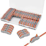 35 Pièces Connecteurs éLectriques Rapide Avec Levier Domino Electrique, Bornes De Connex...