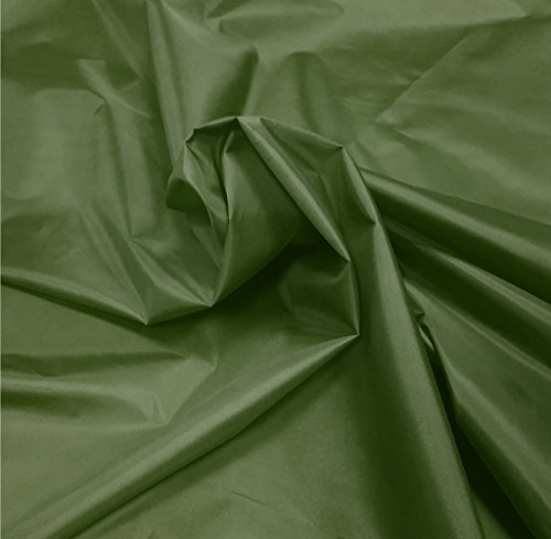 A-Express Impermeable Poliéster Tela 5oz Polainas Material al aire libre Cubrir Acampar Bandera - 1 Metro (100cm x 150cm) Verde oliva