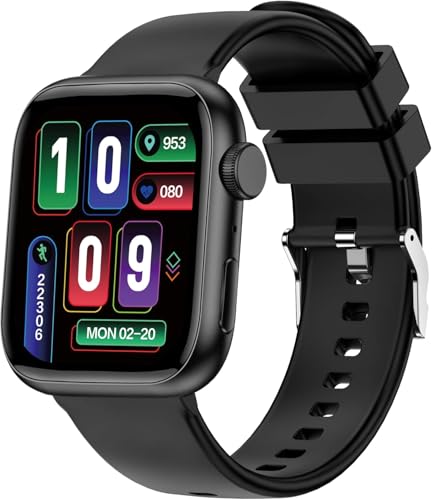 zaisia Reloj inteligente para hombre y mujer, 1,85 pulgadas, reloj inteligente con llamada/respuesta, múltiples modos deportivos con podómetro, sueño, pulsómetro, IP68 Smart Watch para Android iOS
