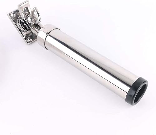 360° Adjustable Fishing Rod Holder Boat Stainless Steel Rod Holder Deck Mount Rectangular Base For Marine Yacht Boat Camper Rv (Set Of 2) #TOP4