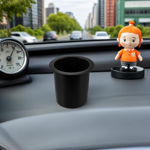 Portavasos plástico negro para carro y sofa 2 piezas miniatura 7