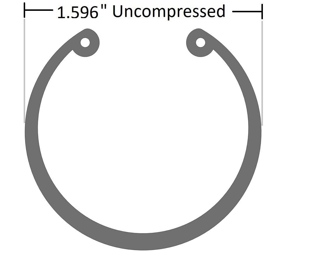 Generic SR 300-143 - 1-7/16'' Internal Snap Ring - Tru-Arc Type 1.596'' Uncompressed (4 Pack)