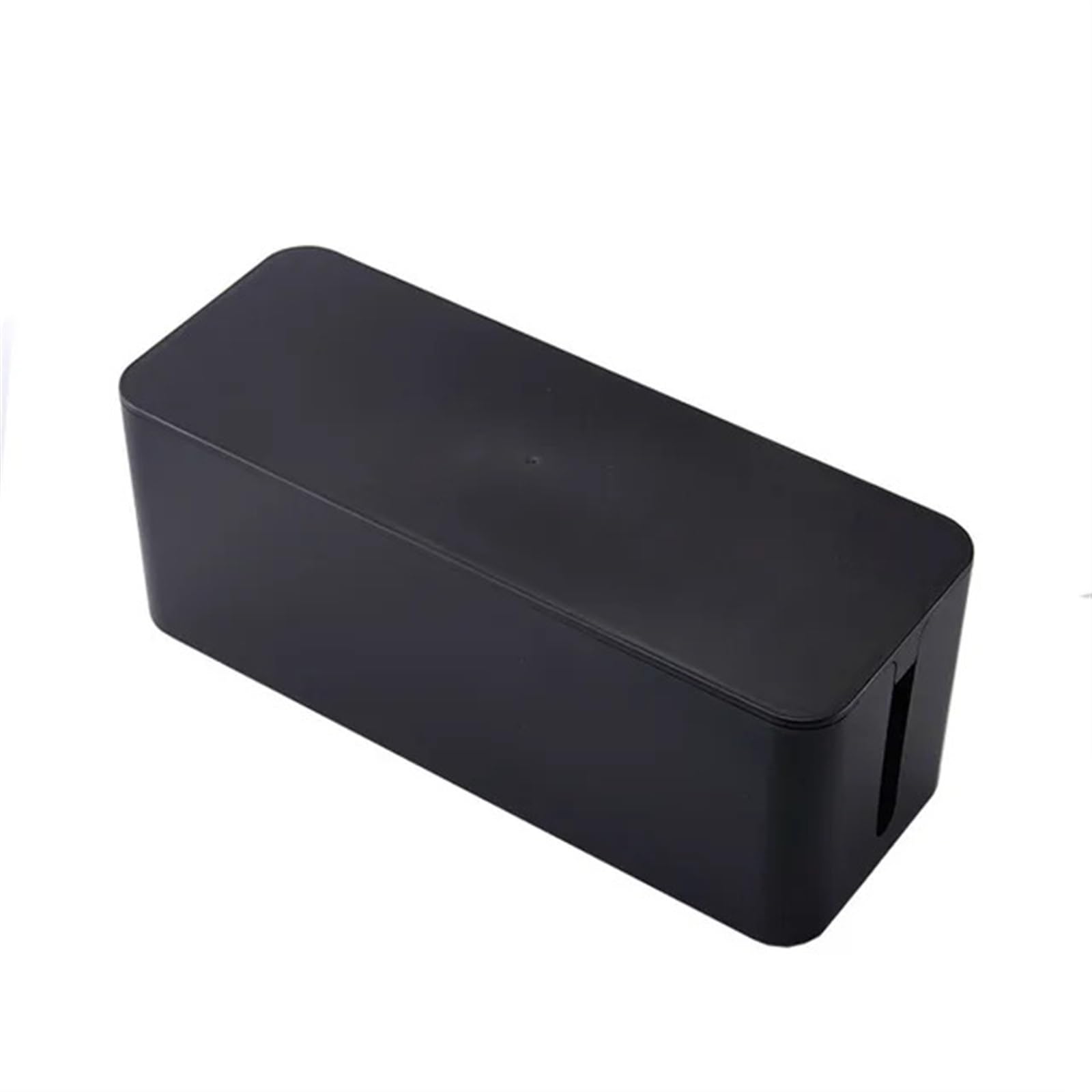Caja Organizadora de Cables Caja de almacenamiento cables Cajas eléctricos conexiones organizadora Organizador artículos for el hogar(Black,23.5x11.5x12.3cm)