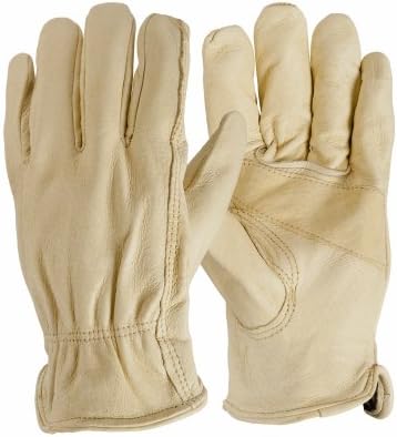 True Grip, Large, Men's, Pigskin Leather Glove, Pack of 6