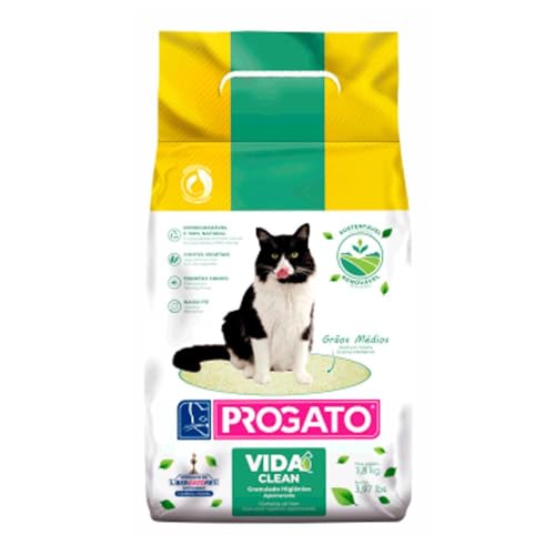 Granulado Higiênico Progato Vida Clean Grossa 1,8 kg