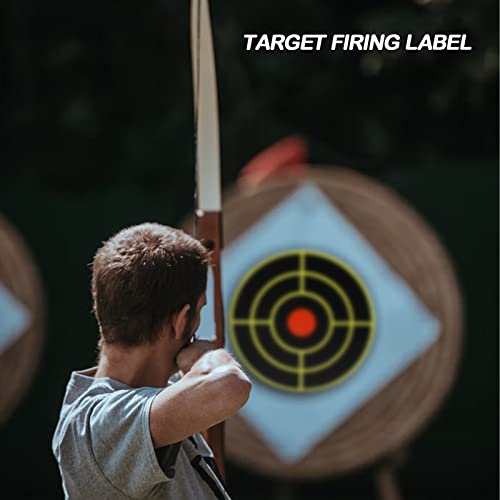 Gakufai 200 Pieces Shooting Splatter Target Stickers Roll Pasters Practice Shooting Training Splatter Target Paper 3 Inch #TOP3