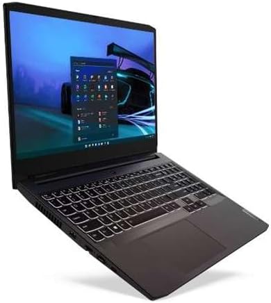 Lenovo Ideapad Gaming 3, 15.6" Fhd, Ryzen 5-5600H, 8GB DDR4, 512GB Ssd, Gtx 1650 4GB, Windows 11 Home, Eng-Arb Backlit Kb, Shadow Black - [82K2015Aax]
