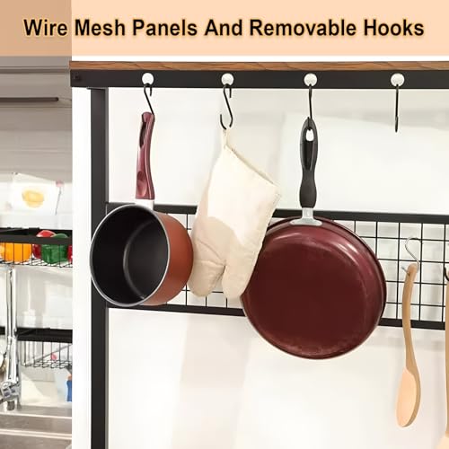 Étagère de rangement industrielle pour désencombrer votre plan de travail de cuisine