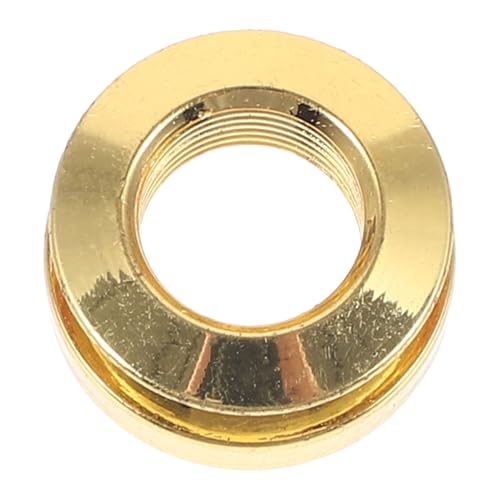 ERINGOGO Guitar Endpin Button Replacement for Acoustic Guitars Strap Button 3/8 Thread Gold Easy Install and Disassemble Enhance Your Guitar Look