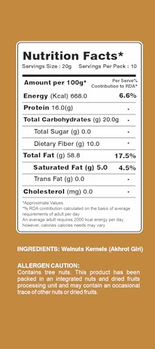 Image of SFT Walnut Broken Kernels California | 500 g | Walnuts Without Shell, Akhrot, Dry Fruits, 100% Natural Akhrot, Rich in Proteins & Antioxidants (Pack Of 1)