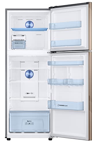 Image of Samsung 301L 2 Star Inverter Frost-Free Convertible 5 In 1 Double Door Refrigerator Appliance (RT34C4522YB /HL,Bronze Archi)