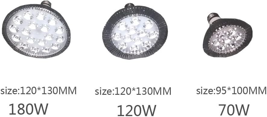 Lámpara de curado LED ultravioleta E27, adhesivo UV, 365nm, 405nm, 395nm, adhesivo sin sombra, aceite verde, resina fotosensible, impresión 3D (Color : 405nm, Size : 180w)